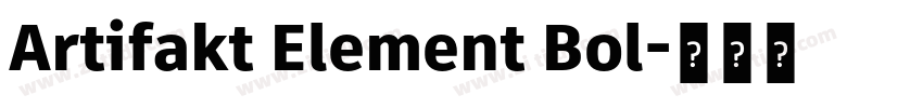 Artifakt Element Bol字体转换 Artifakt Element Bol字体转换